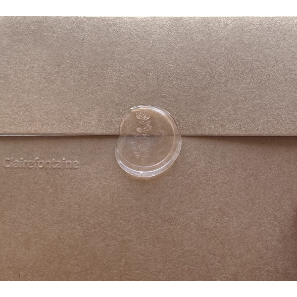 6 bâtons de cire à cacheter pour pistolet à cire - Transparent - Herbin