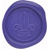 6 bâtons de cire à cacheter pour pistolet à cire - Aubergine - Herbin