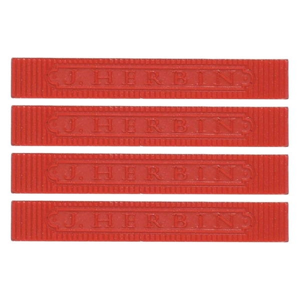 photo-4 bâtons de cire - Rouge - Sceau en cire - Invitation courrier faire-part - Herbin
