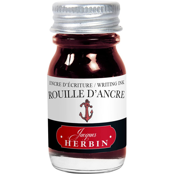 photo-Encre pour stylos plume - Calligraphie - Rouille d'ancre - Herbin - Flacon 10ml