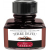 photo-Flacon d'encre pour stylo plume - Marron terre de feu - Herbin - 30ml