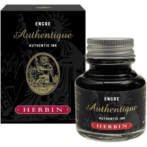 photo-Encre authentique pour calame pinceau plume - Herbin - Flacon 30ml