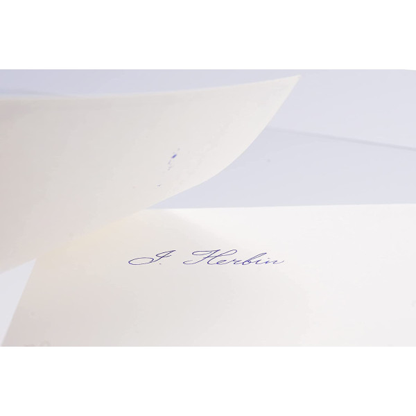 Papier buvard - Blanc - 10 feuilles - 12x16 cm - 240g - Herbin
