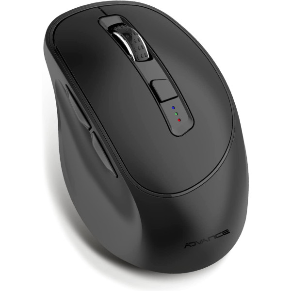 photo-Souris d'ordinateur - Sans fil - Ergonomique - Silencieuse - 6 boutons - Advance ERGOFIT