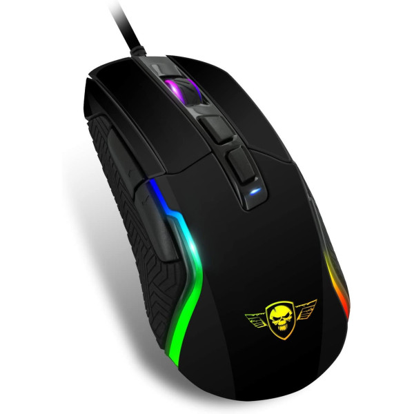 photo-Souris d'ordinateur - Gaming PRO-M7 - LED - Personnalisable - Boutons programmables