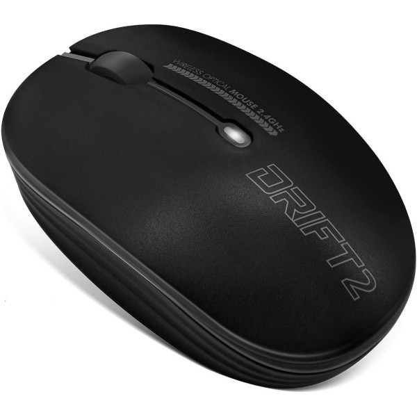 Souris d'ordinateur - Sans fil - Noir - Droitier - Gaucher - Advance Drift2