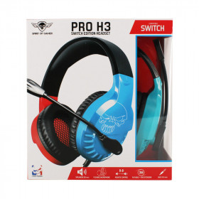 photo-Casque avec micro - PC - Jeux vidéos - Compatible Switch - Spirit of Gamer