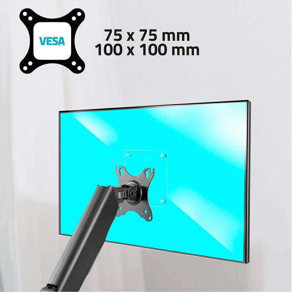 Support pour écran d'ordinateur PC - 17 à 32 pouces - Articulé - Ajustable
