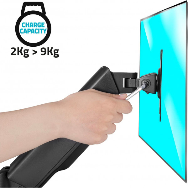 Support pour écran d'ordinateur PC - 17 à 32 pouces - Articulé - Ajustable