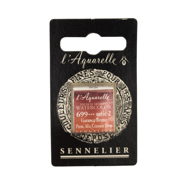 photo-Aquarelle Extra-Fine 1/2 Godet Garance Brune Sennelier