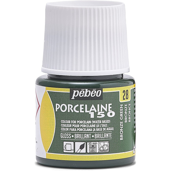 photo-Peinture pour porcelaine - Pébéo - Porcelaine 150 - Bronze - 45 ml