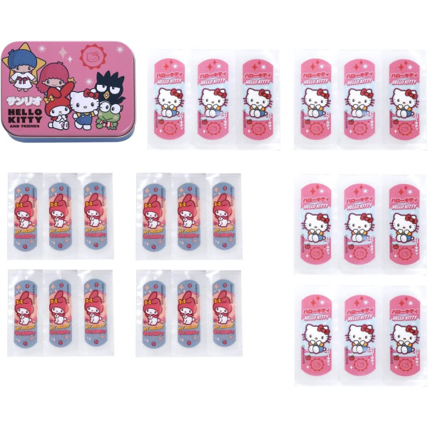 photo-Boîte métal de 24 pansements - Enfants - Hello Kitty et ses amis