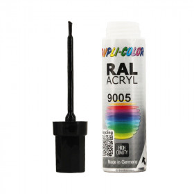 Stylo de retouche - Carrosserie - Noir mat - RAL9005 - Dupli-Color
