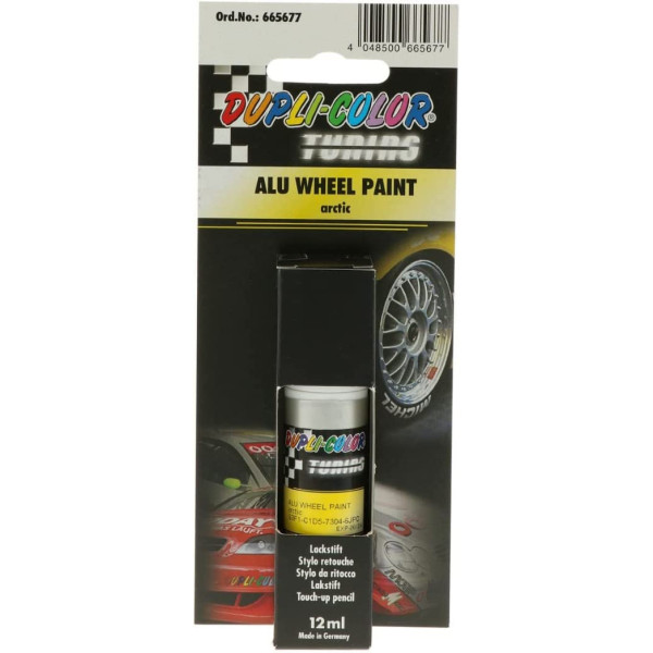 photo-Stylo de retouche - Jantes de voiture - Argent Artic - Dupli-Color