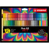photo-Etui carton de 65 feutres de dessin STABILO Pen 68 ARTY - pointe moyenne