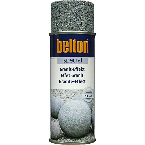 photo-Bombe de peinture effet granit gris Belton 400ml
