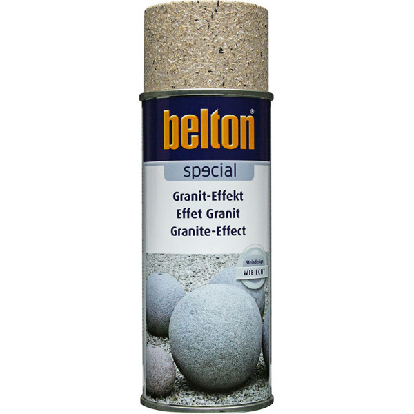 photo-Bombe de peinture effet granit marron travertin Belton 400ml