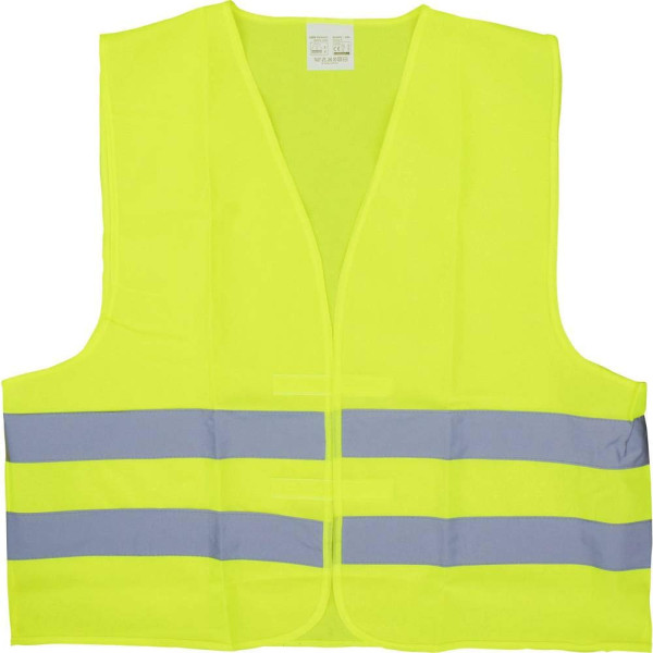 photo-Gilet jaune - Gilet de sécurité - 2 bandes réfléchissantes - Taille XL - Viso