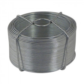 photo-Fil d'attache en acier galvanisé - 50m longueur - 1,5mm diamètre - Viso