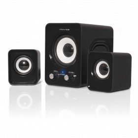 Enceintes pour ordinateur - 6W RMS - 2.1 - Noir - SoundPhonic - Advance