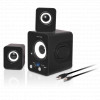 Enceintes pour ordinateur - 6W RMS - 2.1 - Noir - SoundPhonic - Advance