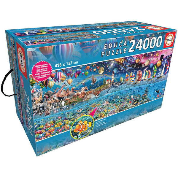 Puzzle - 24000 pièces - Grand modèle - La vie - Animaux - Mer - Nature - Educa