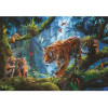 Puzzle - 1000 pièces - 68x48 cm - Les tigres dans les arbres - Educa