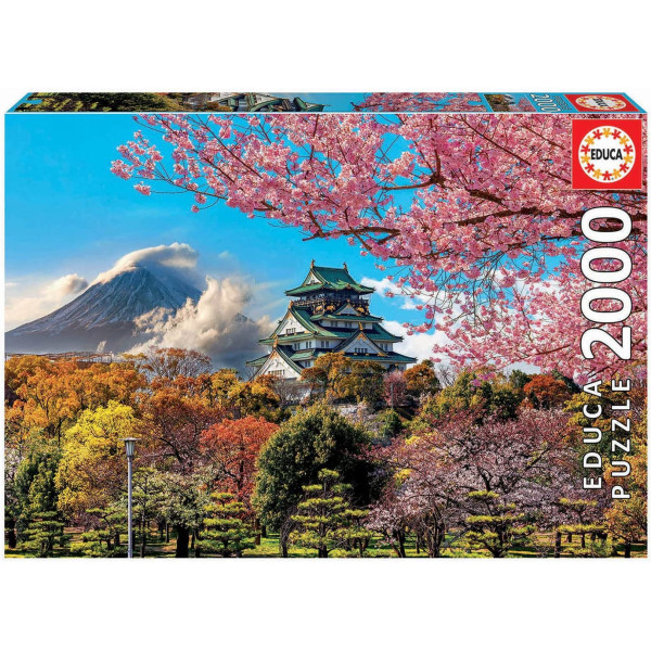 photo-Puzzle - 2000 pièces - Le château d'Osaka au Japon - Educa