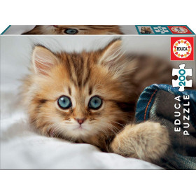 photo-Puzzle - 200 pièces - Chat - Chaton - Dès 6 ans - Educa