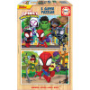 photo-Puzzle en bois - Spidey et ses amazing amis - 2 x 25 pièces - Dès 3 ans - Educa