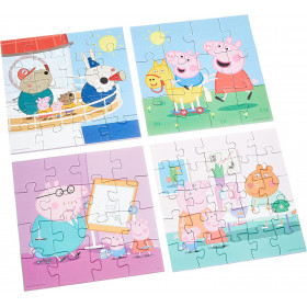 Puzzle - Peppa Pig et ses amis - 4 modèles - 12,16,20 et 25 pièces - Dès 3 ans - Educa