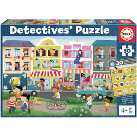 photo-Puzzle éducatif - La ville - 50 pièces - Dès 4 ans - Educa