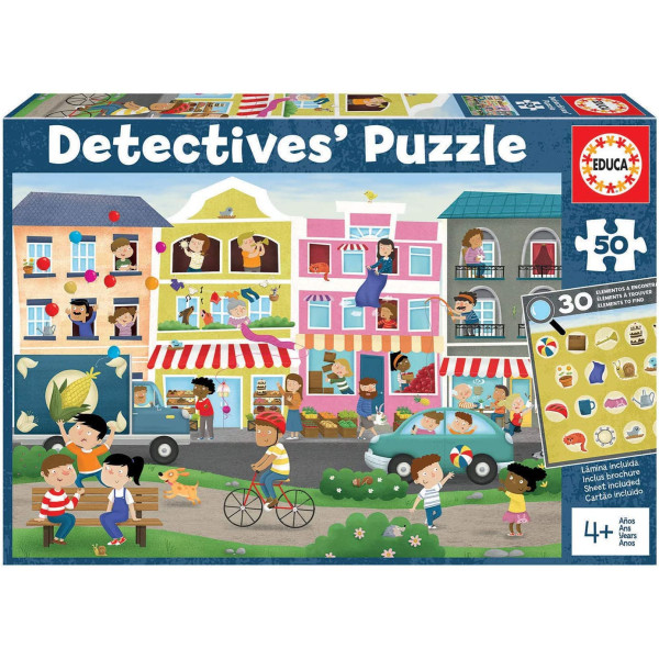 photo-Puzzle éducatif - La ville - 50 pièces - Dès 4 ans - Educa