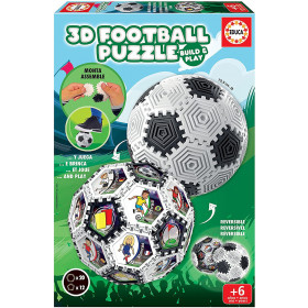 photo-Puzzle 3D - Ballon de foot - 32 pièces - Sphère - Dès 6 ans - Educa