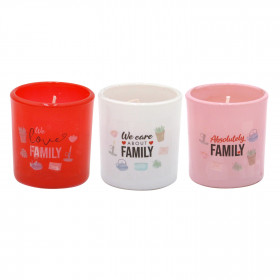 Bougies parfumées - Vanille Rose Fleurs - Coffret de 6 bougies - Idées cadeaux
