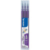 photo-Lot de 3 recharges FriXion pointe moyenne 0,7mm violet Pilot