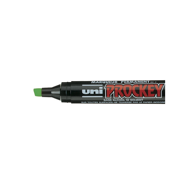photo-Marqueur permanent indélébile Prockey pointe biseautée vert
