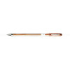 photo-Stylo encre gel bronze pointe moyenne 0,7mm UniBall Signo