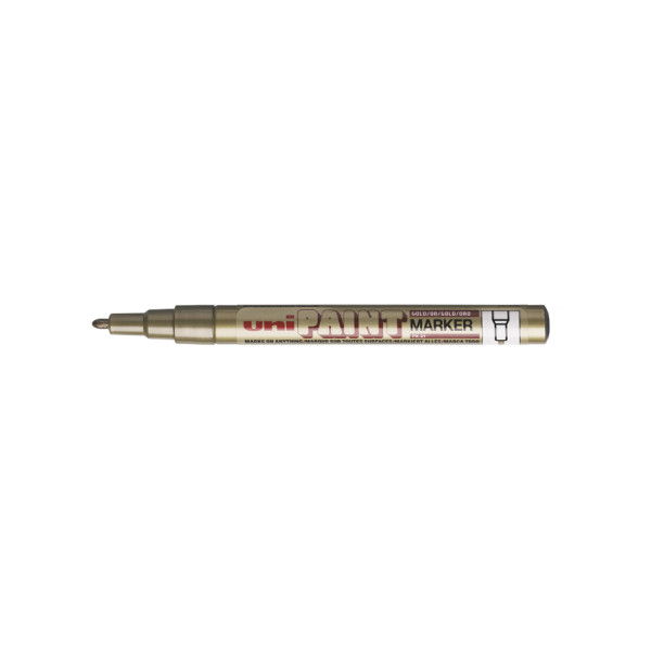Marqueur huile créatif Uni Ball Paint Marker PX-203 pointe fine or