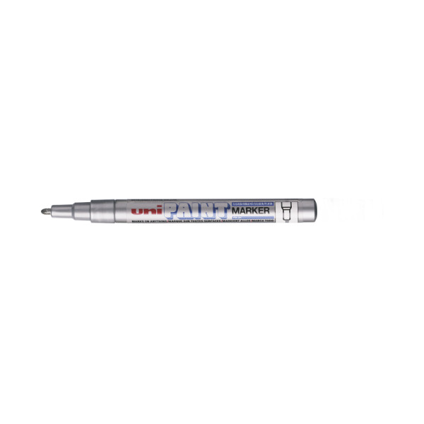 Marqueur huile créatif Uni Ball Paint Marker PX-203 pointe fine argent