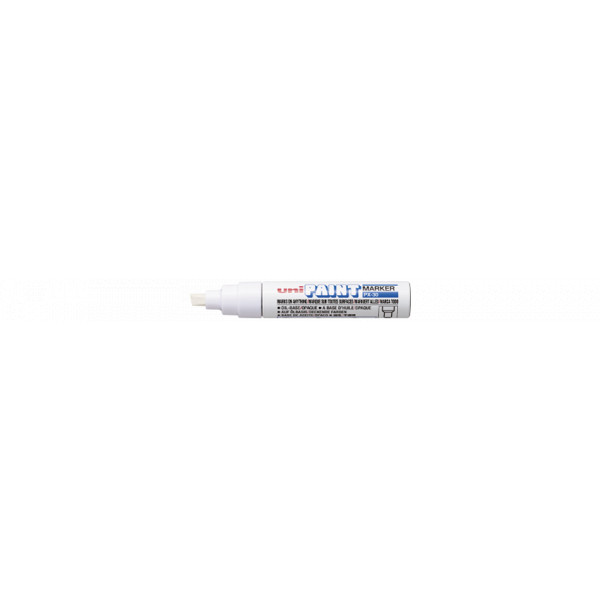 Marqueur huile créatif Uni Ball Paint Marker PX-30 pointe biseautée blanc