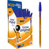 photo-Boîte de 50 stylos - BIC - Bleu - Cristal Original Fine