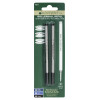 Recharges pour stylo roller - Montblanc - Noir - Pointe moyenne - Lot de 2 recharges