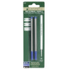 Recharges pour stylo roller - Montblanc - Bleu - Pointe moyenne - Lot de 2 recharges