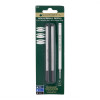 Recharges pour stylo roller - Montblanc - Noir - Pointe fine - Lot de 2 recharges