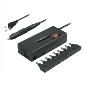 photo-Chargeur universel pour pc portable - 90W - Allume cigare - Advance