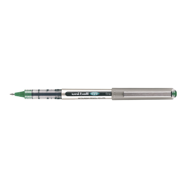 photo-Stylo roller vert Uni Ball EYE pointe fine 0,7mm
