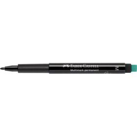 Feutre - Noir - Permanent - Tous supports - Pointe moyenne - Faber-Castell