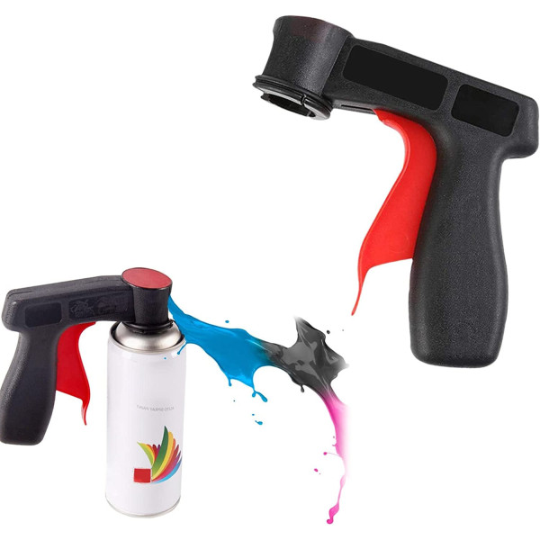 Poignée pistolet professionnel pour bombe de peinture spray gun