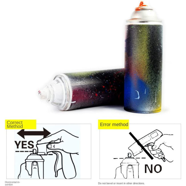 Poignée pistolet professionnel pour bombe de peinture spray gun